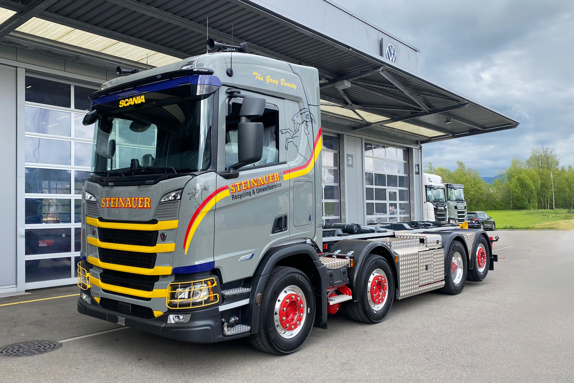 Scania Truck mit Hakengerät